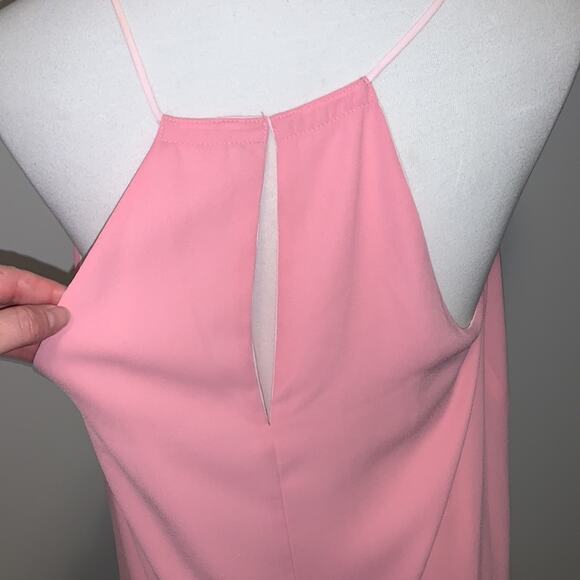 Vestique Pink Reversable V-Neck Tank Sz L - Picture 3 of 6